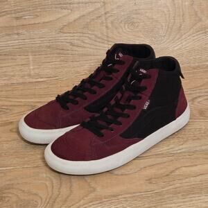 Vans The Lizzie Port Burgundy & Black Skate Shoes Sneakers Mens 7 Womens 8.5